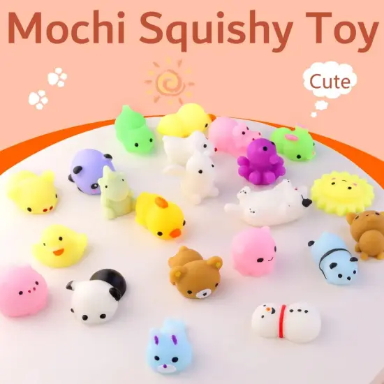 62 Pieces Animals Mochi Squishy Toys {2}