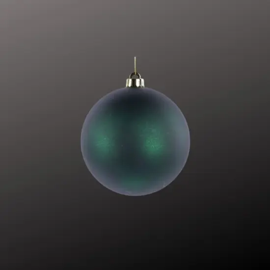 150mm Matte Hunter Green Shatterproof Christmas Ornament Ball-XH100712 {3}