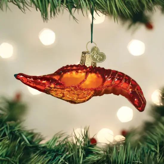 Old World Christmas 1.5 Inch Craw Fish Tree Ornament , Ornament Red {3}