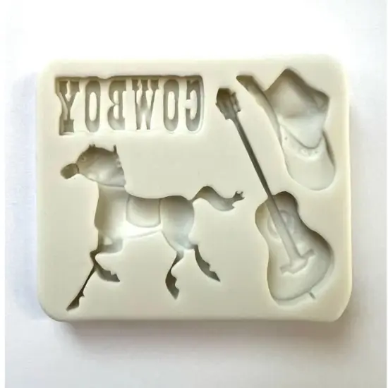 Cowboy Themed Silicone Mold {3}