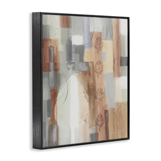 Stupell Industries Organic Leaf Watermarks Intricate Irregular Rectangular Pattern Framed Giclee Design By Lanie Loreth {3}