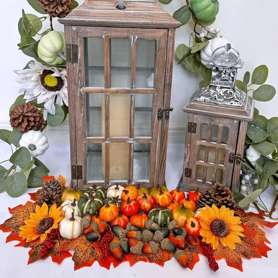 68 Pcs Assorted Fall Decorating for Table {5}