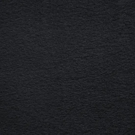 Solid Black Anti-Pill Fleece Fabric (Medium Weight) | By The Yard {2}