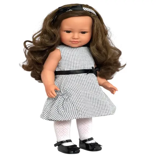 Meet Gabriella: The 18-Inch All-Vinyl Fashion Girl Doll with Long Brown Hair and Real Lashes {4}
