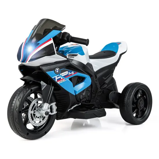 Costway 12V Kids Ride on Motorcycle Licensed BMW 3 Wheels Electric Toy w/ Light & Music {1}