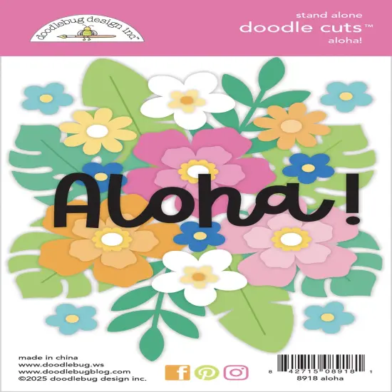Doodlebug Doodle Cuts Dies-Aloha!, Summer Fun {1}