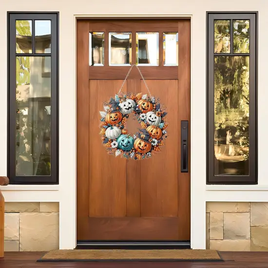 Diamond Art Hanging Kit for Adult (Halloween Pumpkin) {2}