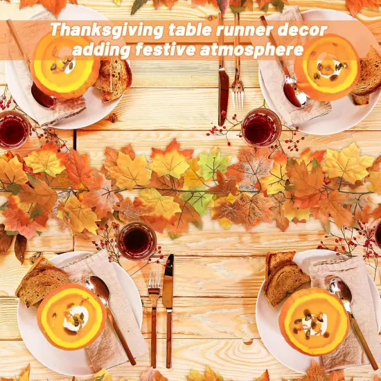 2 Pack Fall Garland - 11.8FT (Orange) {5}