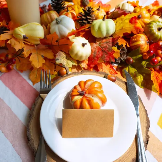 46 Pcs Assorted Fall Harvest Decor Table Decor {3}