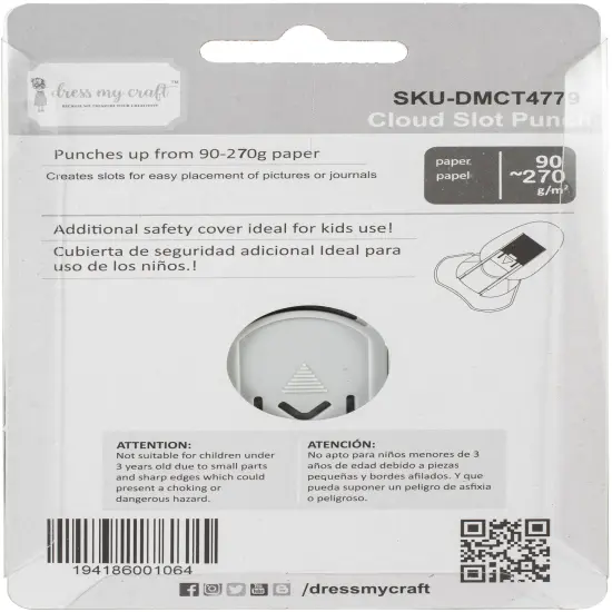 Dress My Craft Paper Punch-Cloud Slot {4}