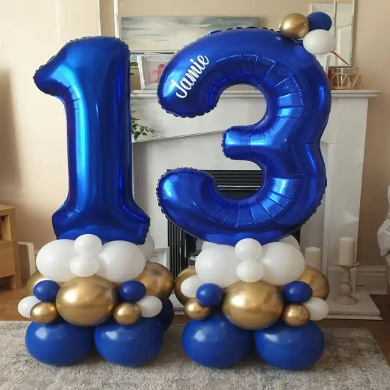 18th Birthday Decorations for Boys Girls - 	Dark Blue {3}