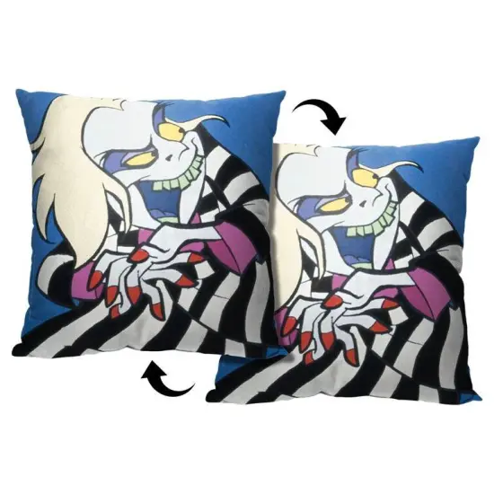 Warner Brothers Beetlejuice 18 Inch Throw Pillow Animated Beetle {3}