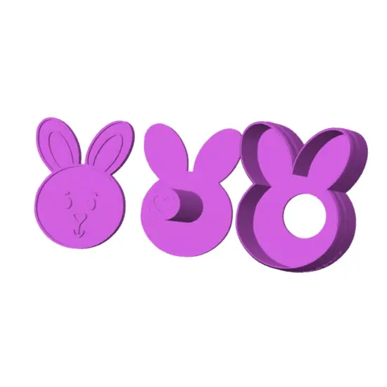 Easter Bunny FaceCake Pop Mold OR Popper {3}