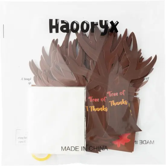 24 Pack Make Your Own Thanksgiving Tree Ornament {5}