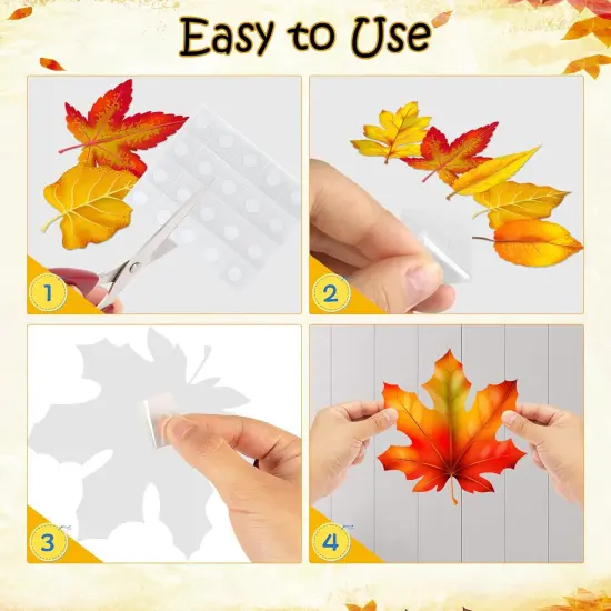 45 PCS Fall Maple Leaves Cutouts for Bulletin Board Decoration {4}