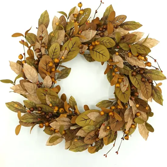 20'' Fall Wreath Autumn Wreath for Front Door {1}