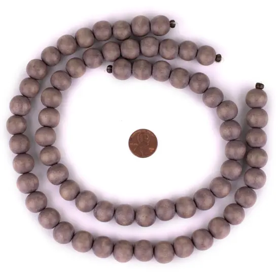 The Bead Chest Natural 14mm Wooden Beads in Brown for Jewelry Making &ndash; Round Loose Wood Spacer Beads I Approximately 30 Beads {2}