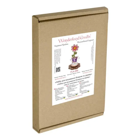 Bead embroidery kit on wood FLK-280 {6}