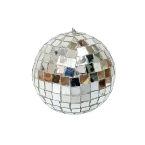 4" Mosiac Mirror Ball Ornament {1}