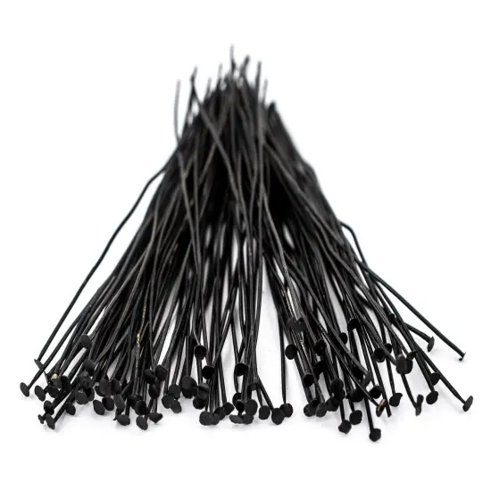 The Bead Chest Midnight Brass 21 Gauge 3 Inch Head Pins (Approx 100 pieces) {3}
