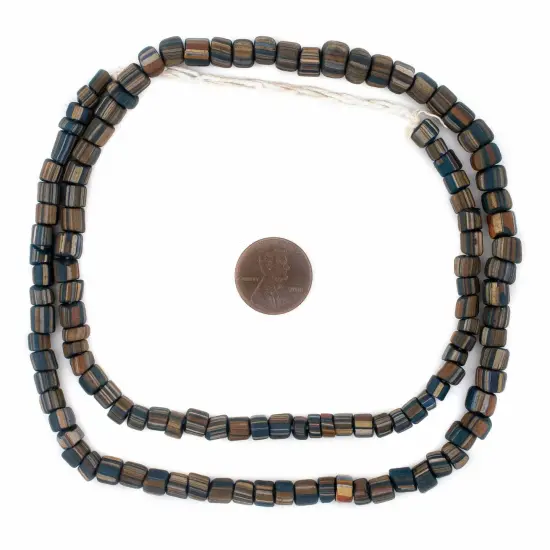 The Bead Chest Creamy Teal Java Gooseberry Beads (6-8mm) {2}