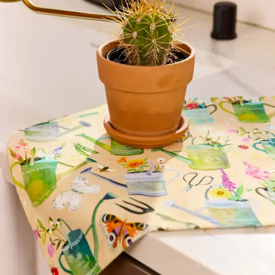 Watering Cans Cotton Tea Towel {2}