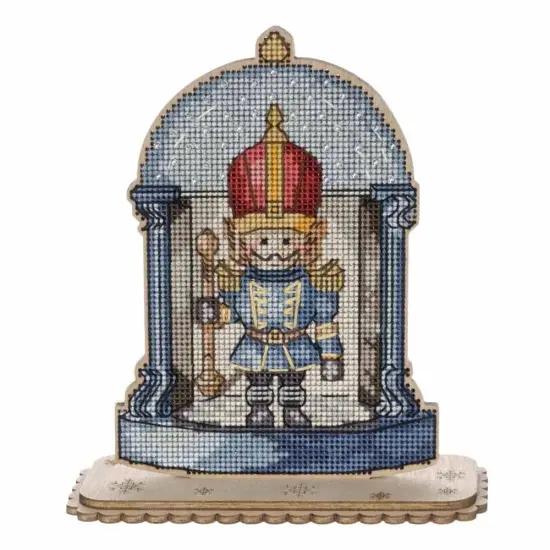 Christmas Soldier Cross-stitch kit on wood FLW-049 {2}