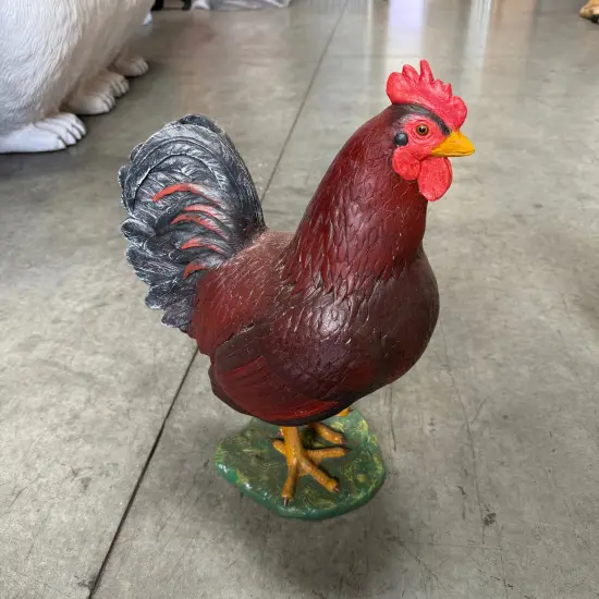 Rooster Life Size Statue {5}