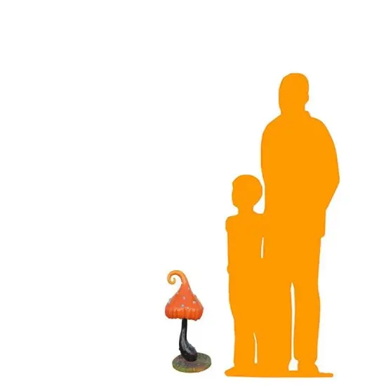 Small Poison Mushroom Over Sized Statue {2}