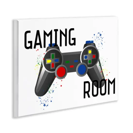 Stupell Industries Gaming Room Modern Controller Wall Plaque Design by Kim Allen {3}