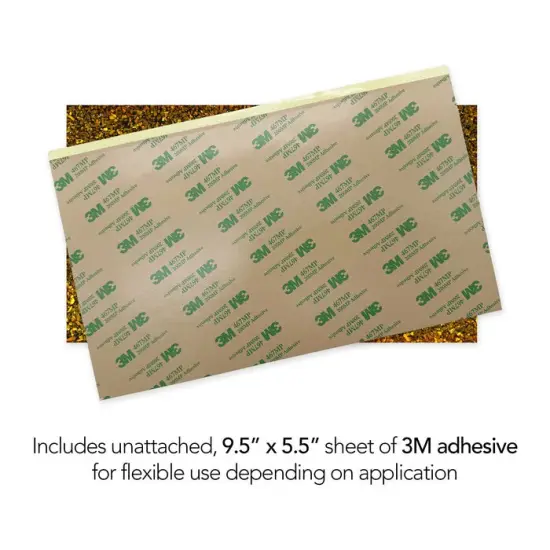 Shell Veneer, 5.5 x 9.5 inches | WMOP, BMOP, Abalone | Includes 3M Adhesive Sheet for Application, Great for Inlay Projects Gold Natural Galaxy {3}