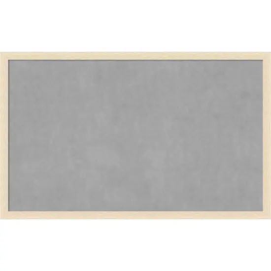 Woodgrain Stripe Wood Framed Magnetic Board Woodgrain Blonde {7}