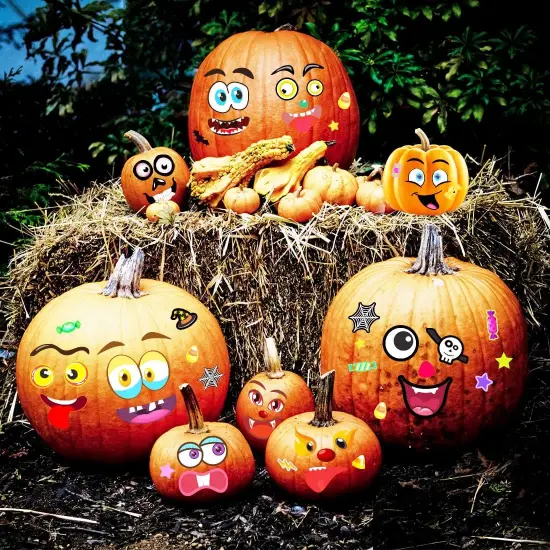 80 Packs Pumpkin Decorating Kit {4}