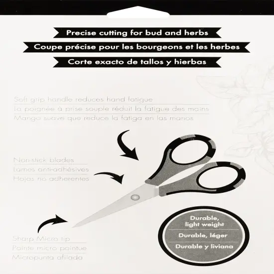 American Crafts Cutter Bee Herb Scissors 4/Pkg-Yellow/Black {3}