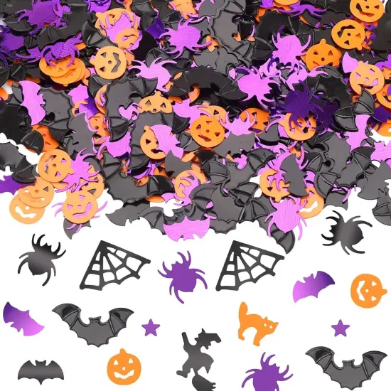 Halloween Confetti Glitter Table Decorations {1}