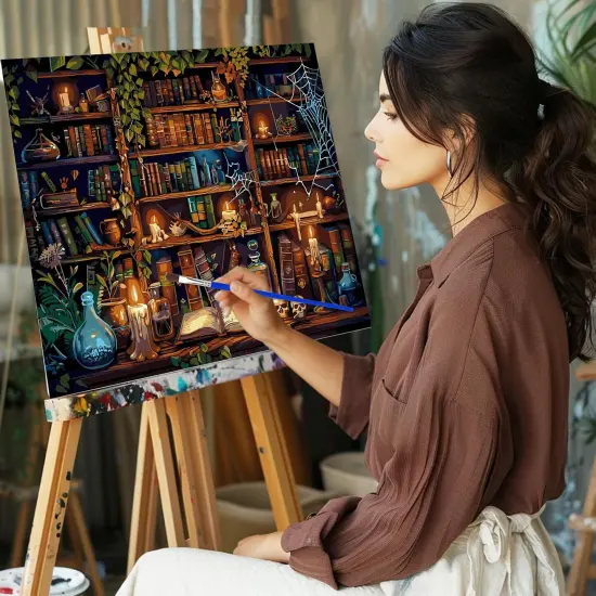 Magic Book Paint by Numbers Kit for Adults,16x20In/40&times;50cm,No Frame {3}