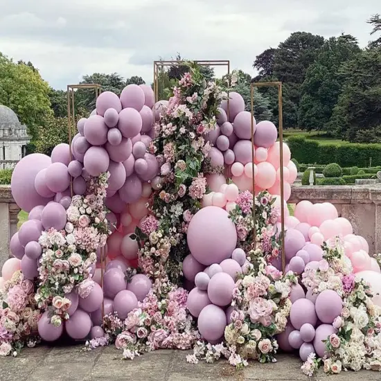 Pink Purple Balloon Garland Double Stuffed Lavender Party Balloon Macaron Light Pink Latex Pastel Balloons Arch Kit for Birthday Baby Shower Wedding Engagement Princess Party Decoration&hellip; {4}