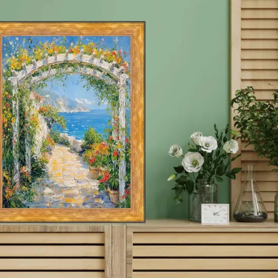 Contemporary Modern Slope Gold Metal Picture Frame 16x20 frame {5}