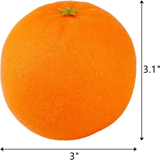 24 Pcs Artificial Oranges, Decorative Fake Oranges for Decoration Lifelike {2}