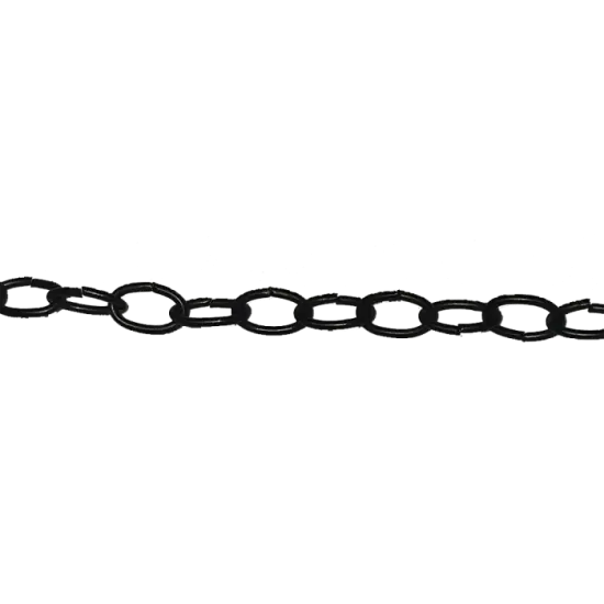 Link Chain Black 18gge 10' per Unit {1}
