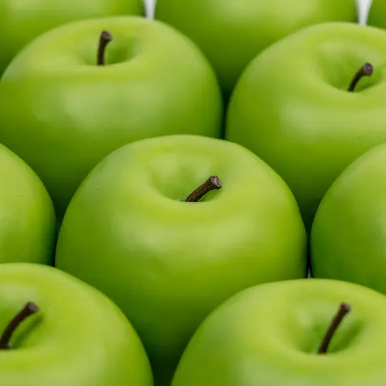 12Pcs Artificial Apples - Green {2}