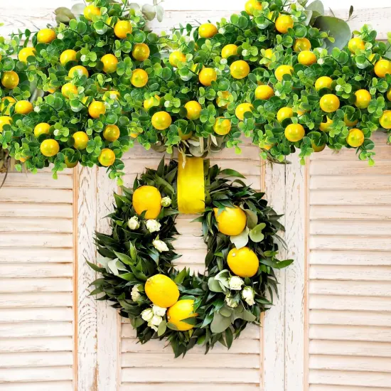 12 Pack Lemon for Decoration Fake Lemon Branches Artificial {5}