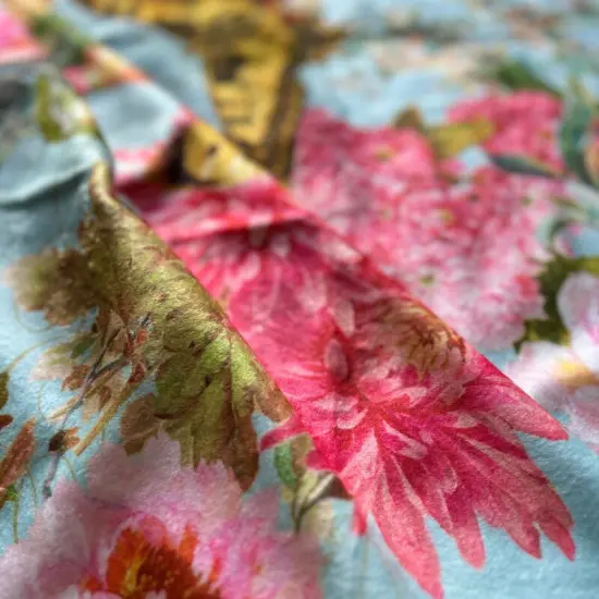 Family is Everything Silky Premium Fleece No-Sew Throw Kit (72 x 60) (Soft Pink) {4}