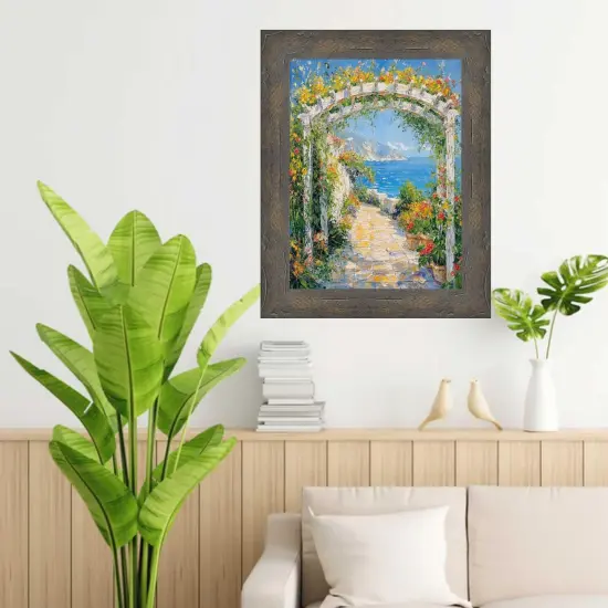 Drift Barnwood Black Wash Rustic Picture Frame 9x12 frame {6}