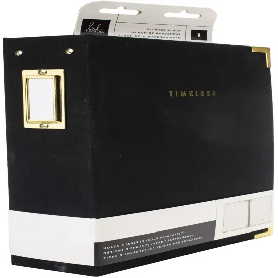 Heidi Swapp Storyline Chapters Album 8"X10"-Black {4}