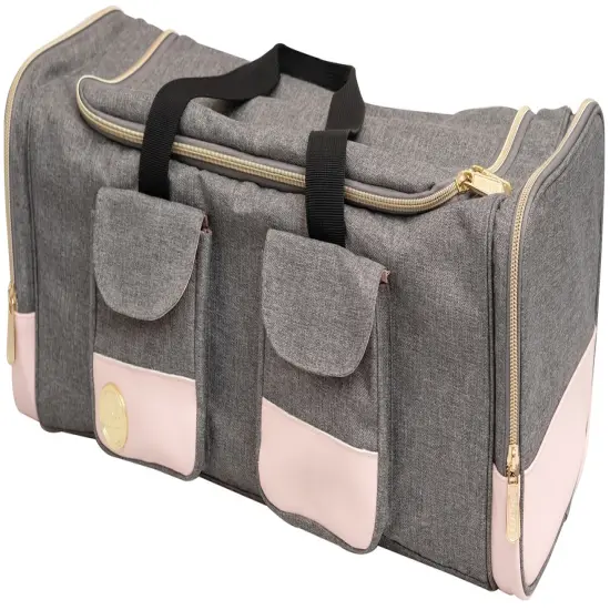 We R Crafter's Machine Tote-Pink & Grey {4}