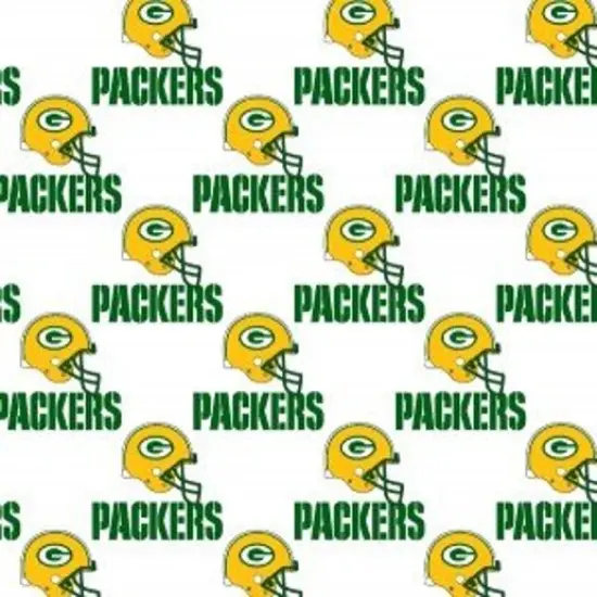 Licensed NFL Green Bay Packers Cotton 1026-W Fabric by the Yard {1}