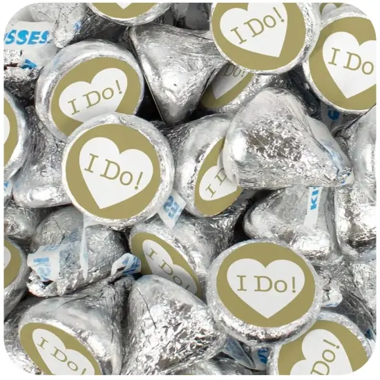 I Do Kisses Chocolate Candies for Wedding Favors, Bridal Shower Game Prizes, Rehearsal Dinner Favors, and Bachelorette Parties {3}