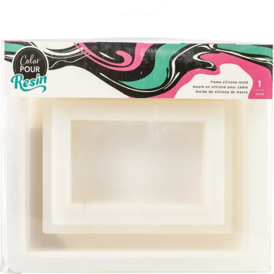 American Crafts Color Pour Resin Mold 2/Pkg-Frame {1}