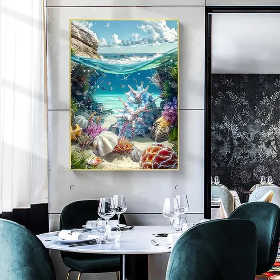 5D Ocean Scenery Diamond Painting Kits for Adults Beginners {3}